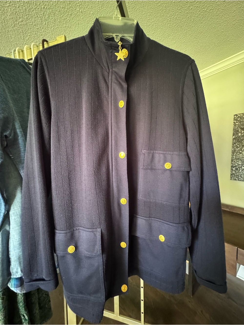 Koret Navy Jacket with Gold Buttons - Picture 2 of 4
